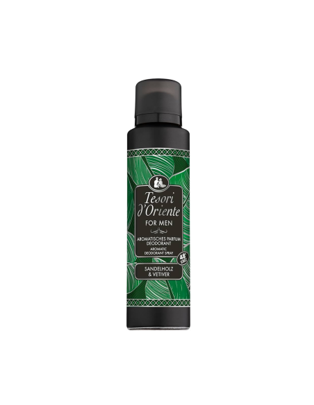 Tesori d'Oriente for Men Deodorante Spray Sandalo - 150 ml