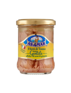 Asdomar Filetti di Tonno gusto Gentile all'olio di girasole - 170 gr