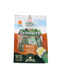 GranTerre snack di Asiago DOP - 5 x 20 gr