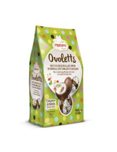 Crispo Ovetti Ovoletts di Cioccolato al latte con mini lenti - 150 gr