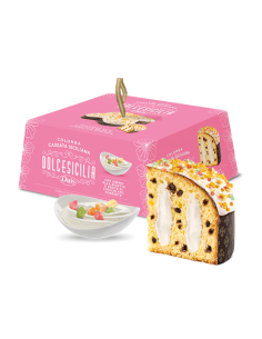 Dais Colomba Siciliaanse Cassata - 800 gr - Gratis verzending naar Europa en Groot-Brittannië
