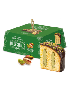 Dais Colomba met Siciliaanse Pistachecreme - 800 gr - Gratis verzending naar Europa en Groot-Brittannië