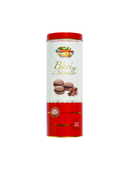 La Sassellese Baci con Nocciole Piemonte IGP e cioccolato Latta - 200 gr