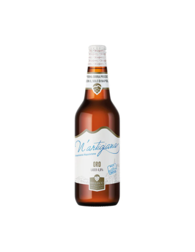 Birra N'Artigiana Oro Lager 4,8% - 66 cl
