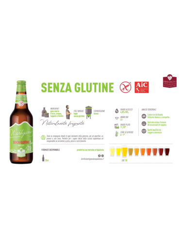 N'Artigiana Gluten-Free Lager: Bold Taste and Aroma