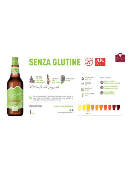 N'Artigiana Gluten-Free Lager: Bold Taste and Aroma