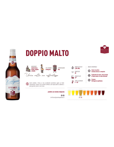 Bière Double Malt Strong Ale, Aromatique 7%