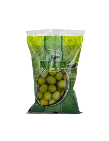 Vittoria Olive Verde in Salamoia Italia - 500 gr
