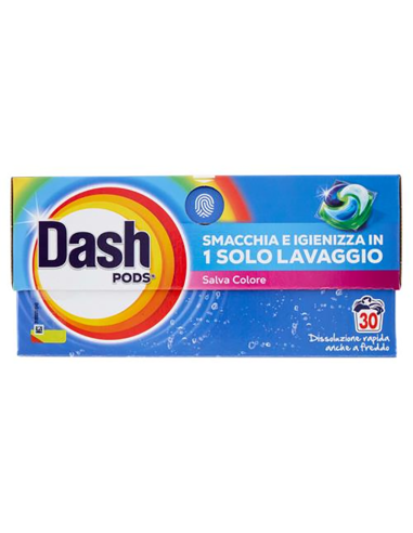Dash Pods Waschmaschine 3in1 Colour Saving - 31 Pods - Kostenloser Versand nach Europa und Großbritannien