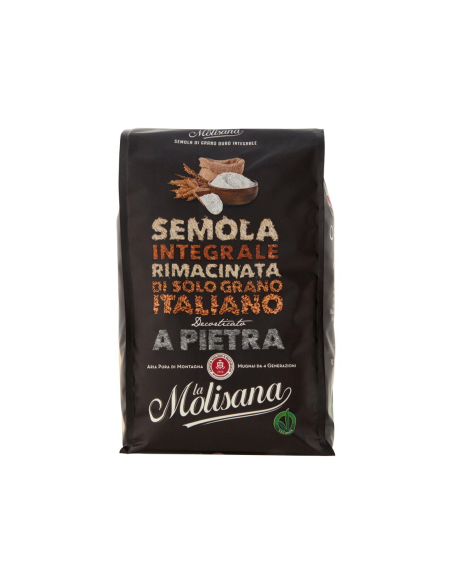 La Molisana Semola Integrale rimacinata di Grano Italiano - 1 kg