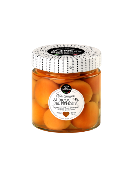 San Cassiano Albicocche del Piemonte sciroppate - 420 gr