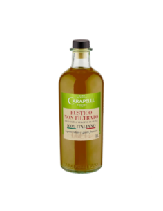 Carapelli Olio EVO Rustico non Filtrato 100% italiano - 1 L