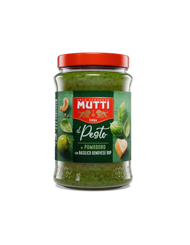 Mutti Tomaten-Grünes Pesto Frischer Geschmack, perfekt für Pasta-Vorspeisen