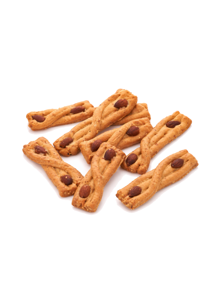 I Pasticcini Treccine all'Olio extra Mandorlati - 500 gr