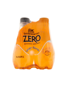 San Benedetto Ginger Biondo Zero - 4 x 250 ml