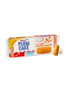 Kinder Plumcake Carota, granella di Mandorla e Yogurt alla greca - 192 gr