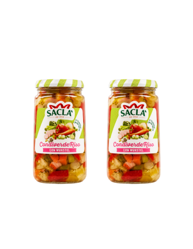 Saclà Condiverde Rice with Wurstel Meals, 100% Italian.