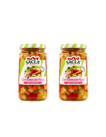 Saclà Condiverde Rice with Wurstel Meals, 100% Italian.
