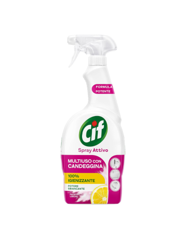 Cif Lemon Bleach Cleaner Spray for a Fresh Kitchen
