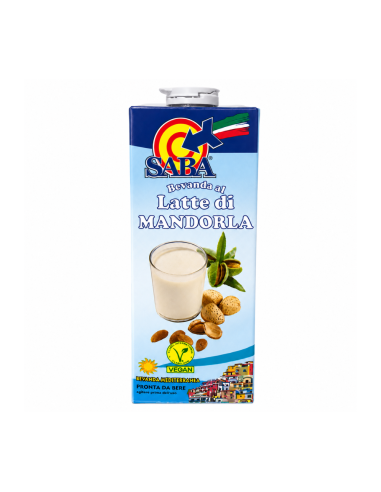 Latte di Mandorla Saba Vegan 1L Dolce e Nutriente