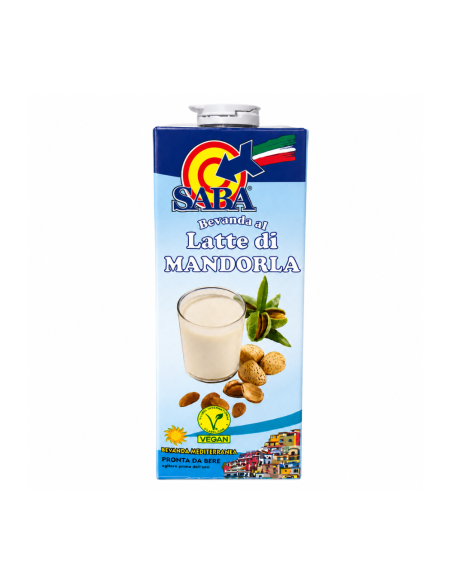 Latte di Mandorla Saba Vegan 1L Dolce e Nutriente