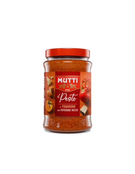 Mutti Pesto van Tomaat met Rode Paprika, 180g