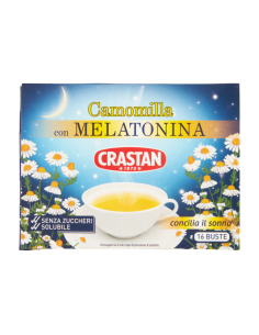 Crastan Kamille mit Melatonin pour une tisane du soir apaisante