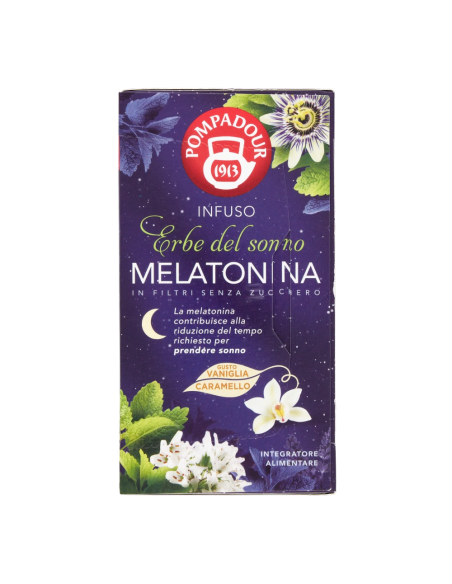Pompadour infuso calmante erbe del sonno con melatonina