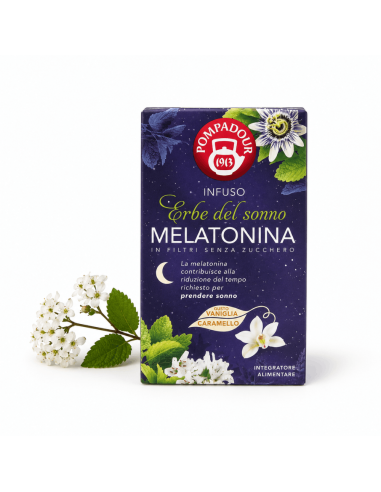 Pompadour infuso calmante erbe del sonno con melatonina