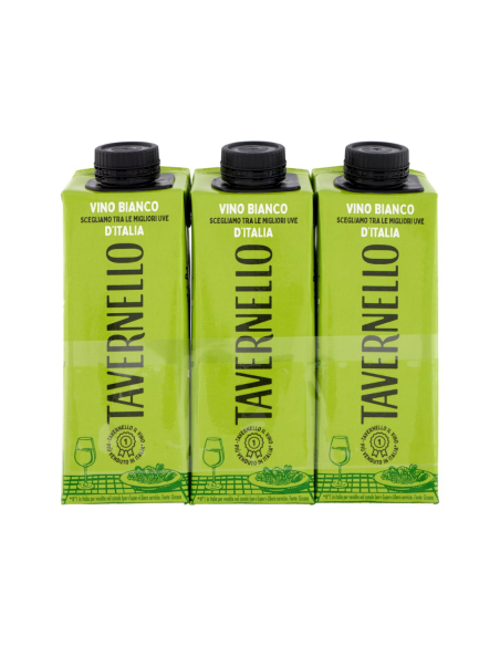 Tavernello Vino Bianco Brik Tris - 3 x 25 cl