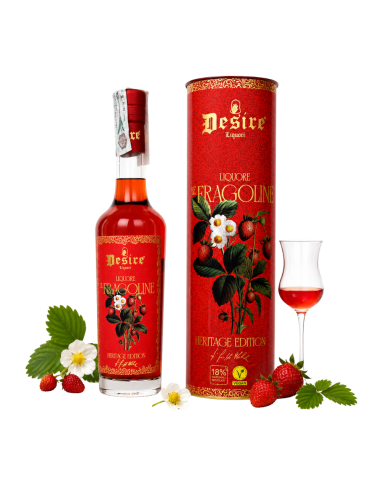 Desirè Liquore le Fragoline Heritage - Liqueur de fraises des bois
