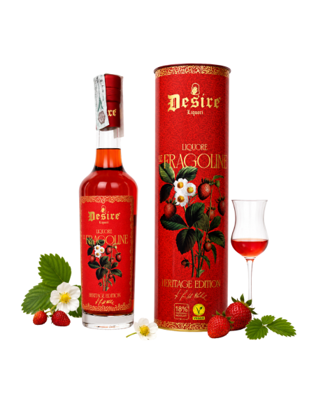 Desirè Liquore le Fragoline Heritage - Liqueur de fraises des bois