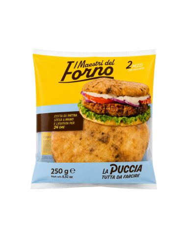 I Maestri del Forno Puccia Salentina 2 Stück - 250 gr - Kostenloser Versand nach Europa und Großbritannien