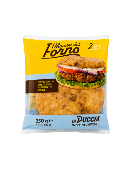 I Maestri del Forno Puccia Salentina 2 Stück - 250 gr - Kostenloser Versand nach Europa und Großbritannien