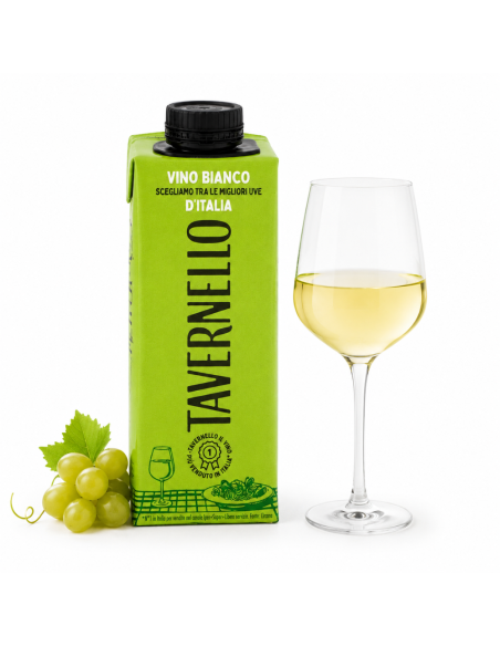 Tavernello Witte Wijn Brik Tris voor Gemakkelijk Genieten