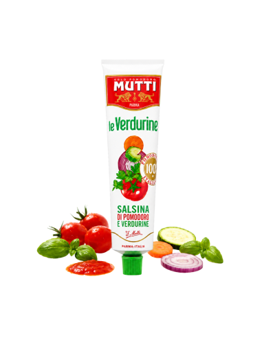 Sauce tomate et légumes Mutti, facile à doser