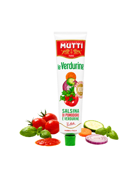 Sauce tomate et légumes Mutti, facile à doser