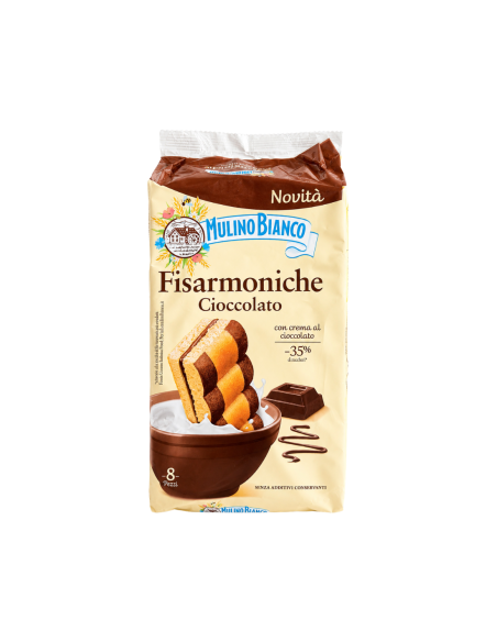 Mulino Bianco Fisarmoniche Cioccolato - 296 gr