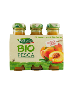 Valfrutta Succo di Frutta Pesca Bio - 6 x 125 ml