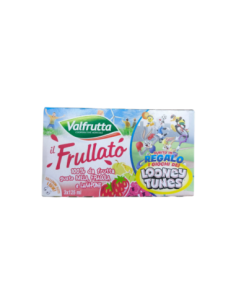Valfrutta il Frullato Mix Frutta Mela, Fragola e Lampone - 3 x 125 ml