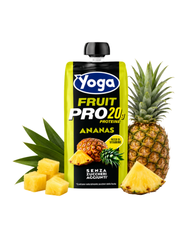 Yoga Fruit Pro Ananas Boisson Protéinée Sans Sucre