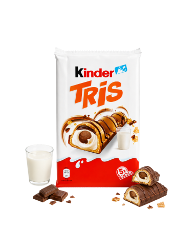 Kinder Tris Snack Dolce per Colazione e Merenda