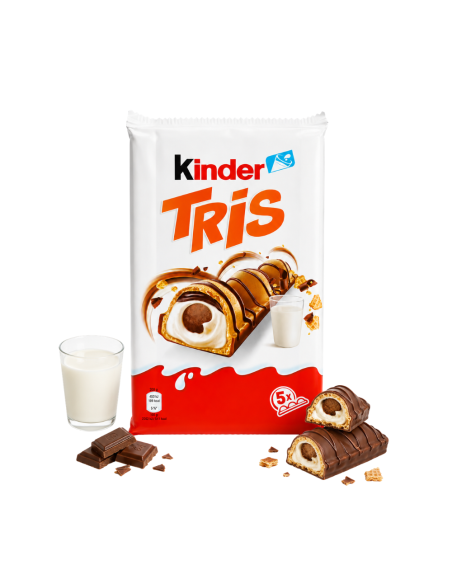 Kinder Tris Snack Dolce per Colazione e Merenda