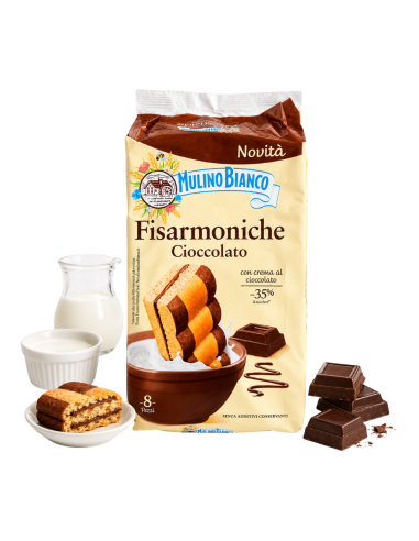 Mulino Bianco Chocolate Accordion Cookies