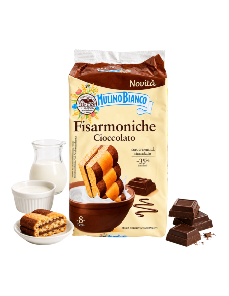 Mulino Bianco Chocolate Accordion Cookies