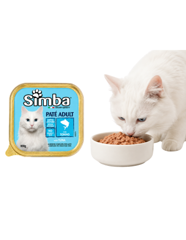 Tuna cat pâté Simba – Italian steam-cooked wet food