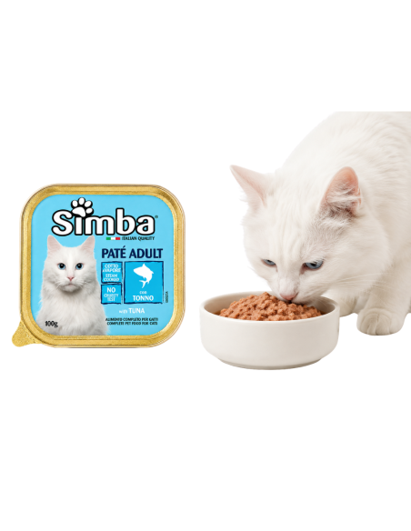 Tuna cat pâté Simba – Italian steam-cooked wet food