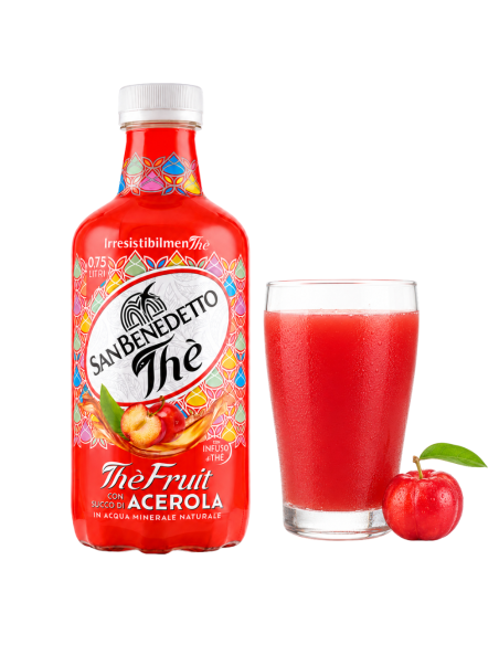 Acerola tea drink San Benedetto – Italian soft drink