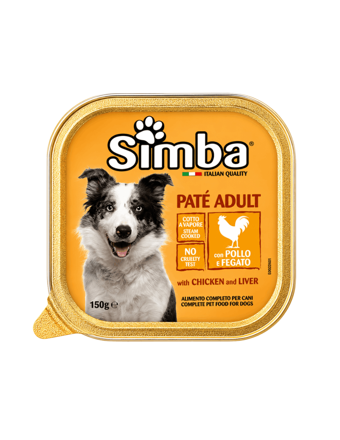 Chicken Simba Chicken and liver adult dog pâté Simba – Steam cooked