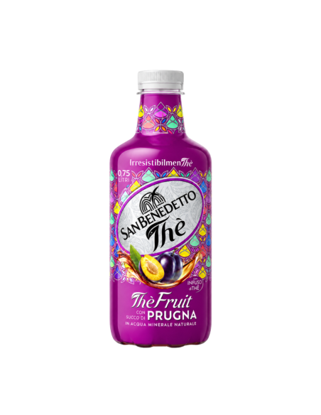Plum tea drink San Benedetto – Italian gluten-free sip